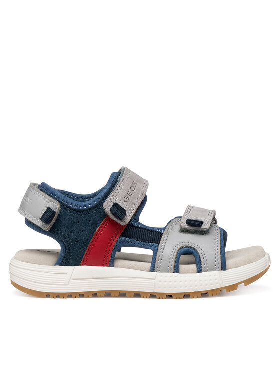 Geox Sandały J Sandal Alben Boy J35AVA 01522 C1F4W S Szary