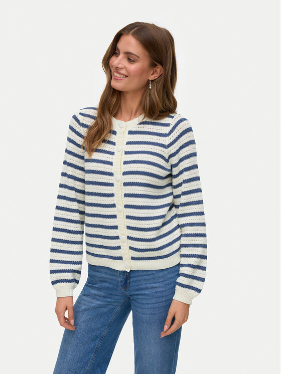 Vero Moda Kardigan Gorgeous 10338565 Beżowy Regular Fit