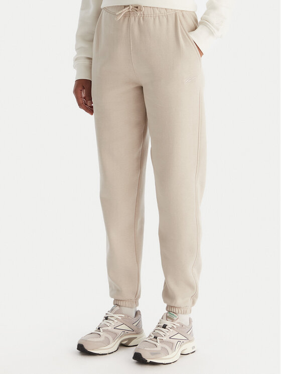 Reebok Spodnie dresowe Reebok X Ewa Chodakowska Evren RK25308CCW Beżowy Regular Fit