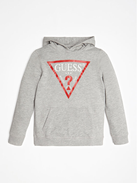 Guess Bluza L92Q09 KAUG0 Szary Regular Fit
