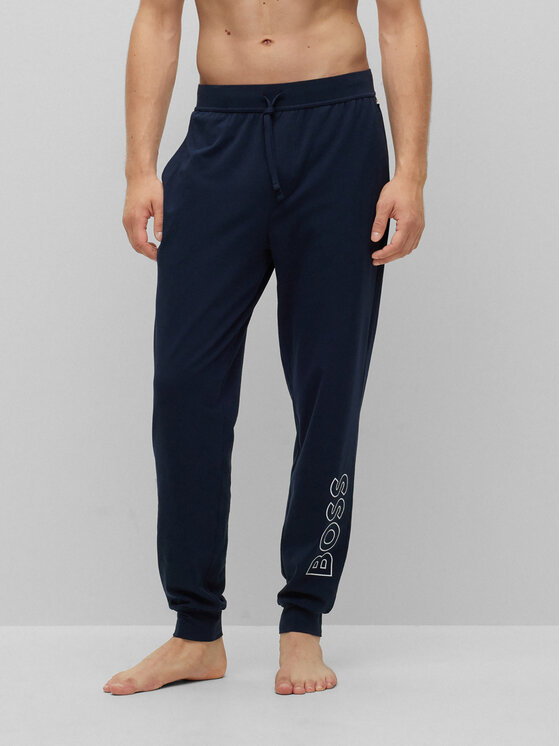 Boss Spodnie piżamowe 50481199 Granatowy Regular Fit