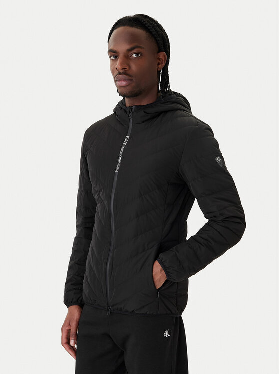 EA7 Emporio Armani Kurtka puchowa 8NPB14 PNE1Z 1200 Czarny Regular Fit