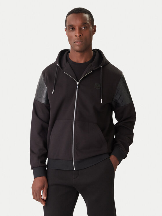 KARL LAGERFELD Bluza 705037 554902 Czarny Regular Fit