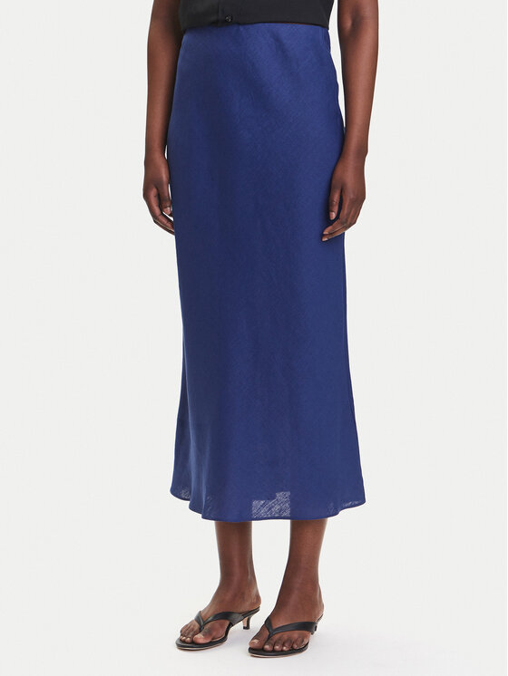 Marella Spódnica midi Emme by Marella Desio 2515101032 Niebieski Regular Fit