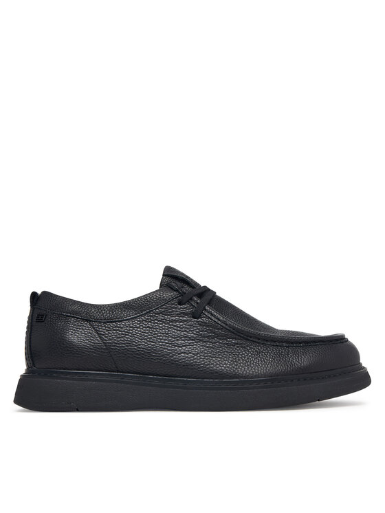 Tommy Hilfiger Półbuty Comfort Leather Moc Toe Shoe FM0FM06072 Czarny