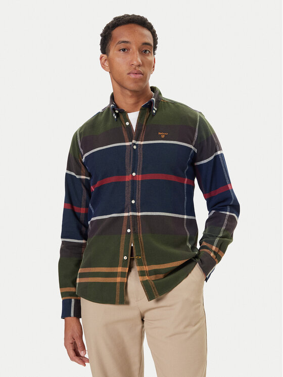 Barbour Koszula Iceloch MSH4994TN11 Beżowy Tailored Fit
