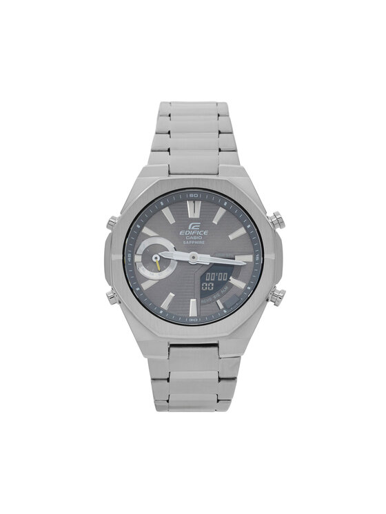 Casio Zegarek Edifice ECB-S10D-8AEF Srebrny