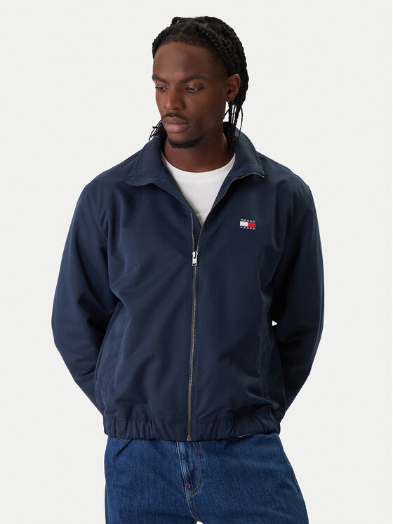 Tommy Jeans Kurtka przejściowa Essential DM0DM22720 Granatowy Regular Fit