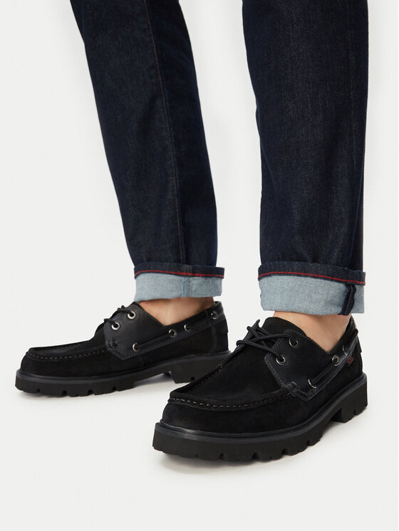 Clarks Loafersy Cleyhill Boat 26186175 Czarny