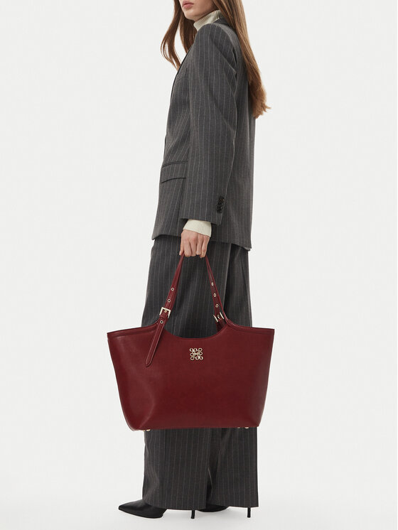 Nine West Torebka CEO-PEARL LINE-LDA9339 Bordowy