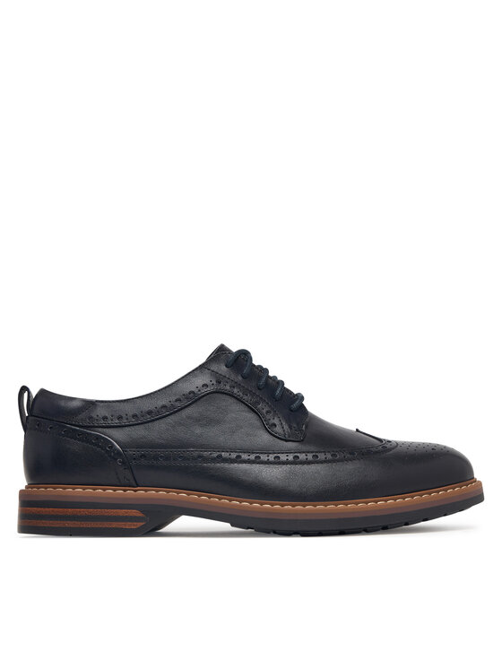 Clarks Półbuty Aldwin2 Limit 26320108 Granatowy