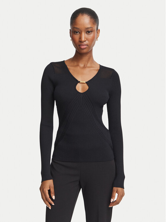 Guess Bluzka G6YR08 Z1067 Czarny Slim Fit