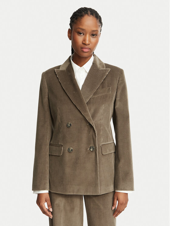 Weekend Max Mara Marynarka Katanga 2625046012 Brązowy jasny Regular Fit