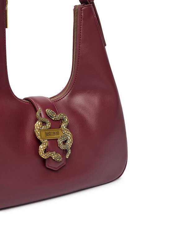 Just Cavalli Torebka Iconic Snakes 81RA4BA4 ZSA89 Czerwony ciemny