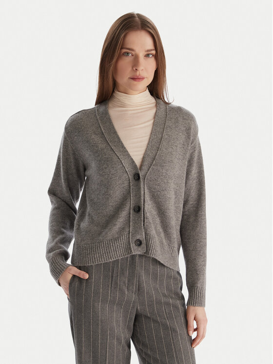 Marella Kardigan Emme by Marella Blazer 2525346032 Szary Regular Fit