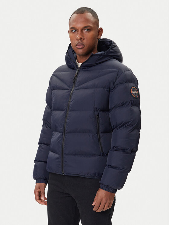 Napapijri Kurtka zimowa A-Molveno NP0A88V2 Granatowy Regular Fit