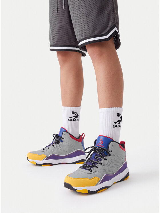 SHAQ Buty do koszykówki C-SHAQNOTIZE AQ95000B-B Szary