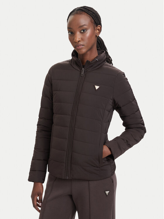 Guess Kurtka przejściowa V4YL04 WF3X0 Brązowy Regular Fit