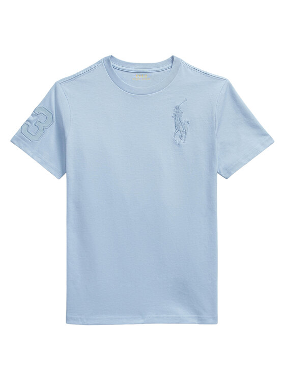 Polo Ralph Lauren T-Shirt 323832907506 Błękitny Regular Fit