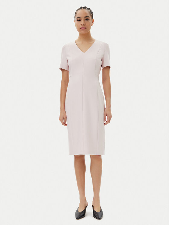 BOSS Sukienka codzienna Damaisa 50490044 Różowy jasny Slim Fit