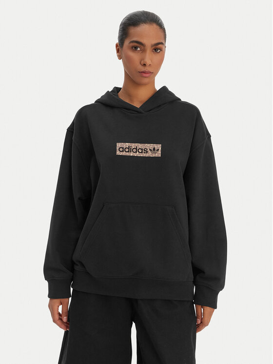 adidas Bluza KD2823 Czarny Oversize