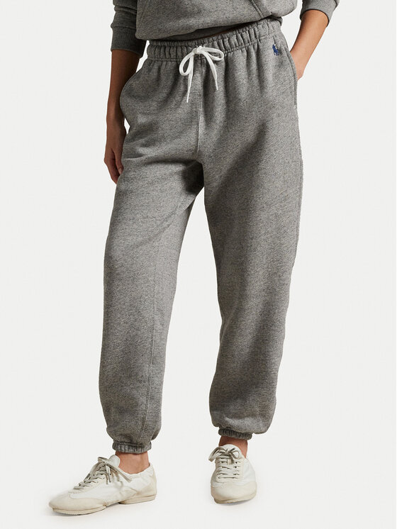 Polo Ralph Lauren Spodnie dresowe Prl Flc Pnt 211943009004 Szary Regular Fit