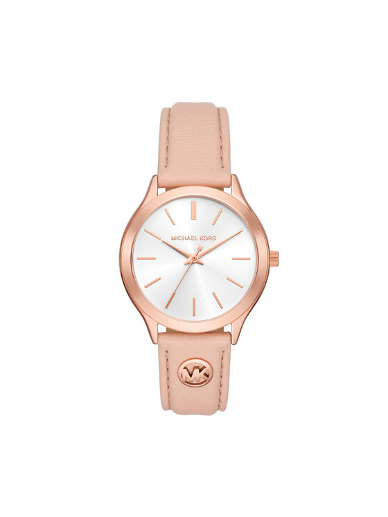 Michael Kors Zegarek Slim Runway MK7545 Różowy