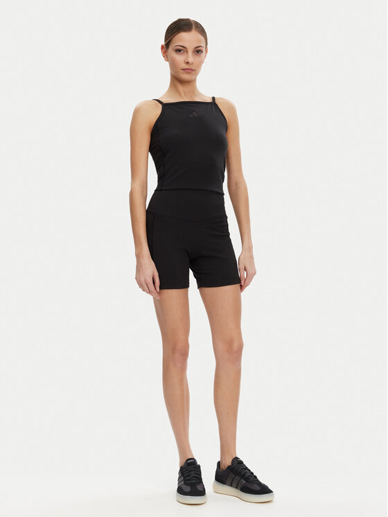 adidas Top ALL SZN Rib JJ1224 Czarny Slim Fit