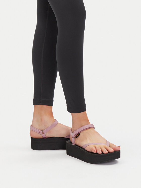 Teva Sandały Flatform Slim 1164630 Różowy
