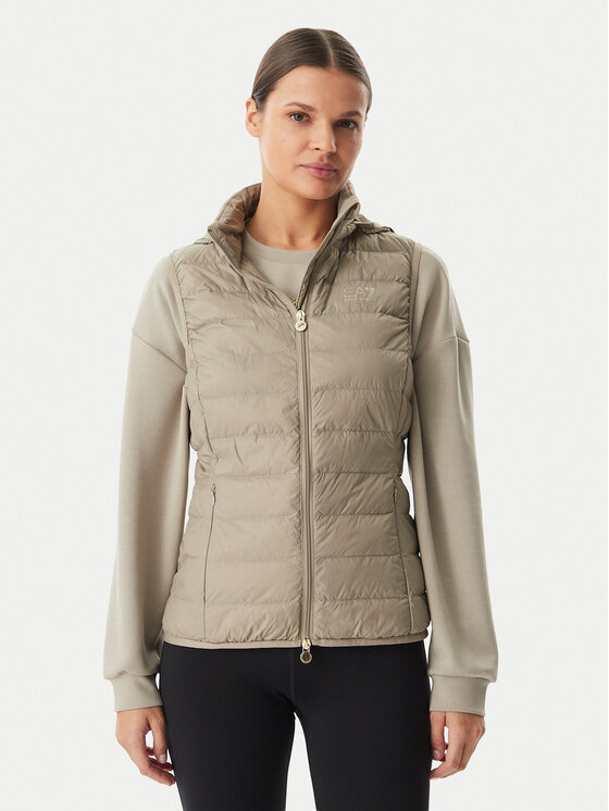 EA7 Emporio Armani Bezrękawnik 7W000472 AF12477 U6167 Beżowy Regular Fit