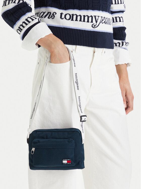 Tommy Jeans Torebka Tjw Ess Daily Crossover AW0AW18462 Granatowy