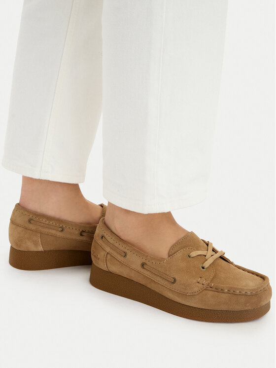 Clarks Półbuty WallabeeEVOSea 26186339 Brązowy