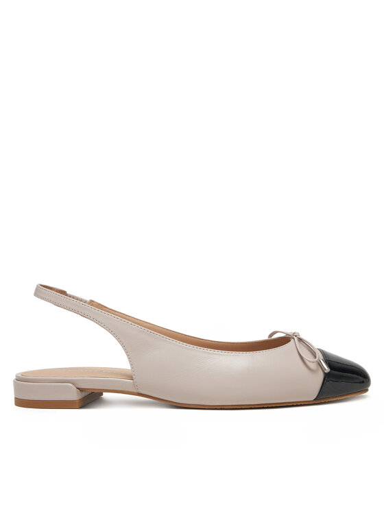 Stuart Weitzman Czółenka Sleek Bow SJ075 Beżowy