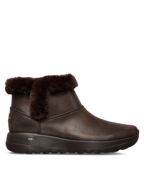 Skechers Botki On-The-Go Joy Endeavor 144013/CHOC Brązowy