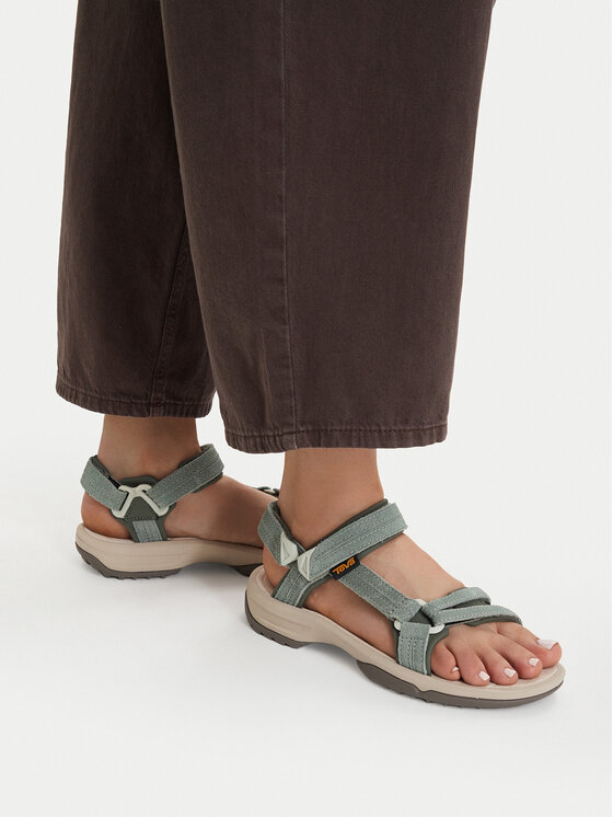 Teva Sandały Terra Fi Lite Suede 1124035 Zielony