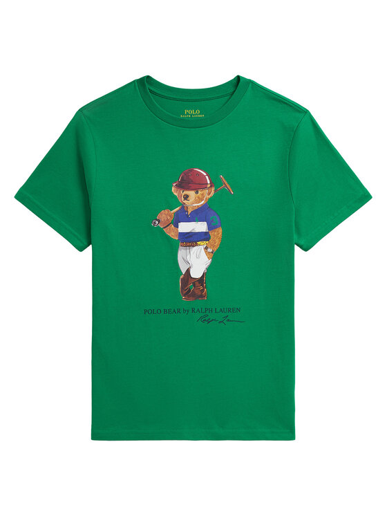 Polo Ralph Lauren T-Shirt 323A96607001 Zielony Regular Fit