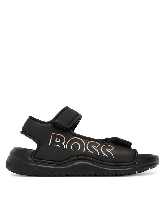 BOSS Sandały J52821 S Czarny