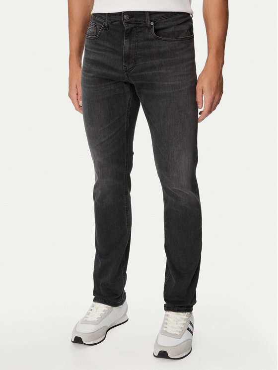 Tommy Jeans Jeansy DM0DM23449 Czarny Slim Fit