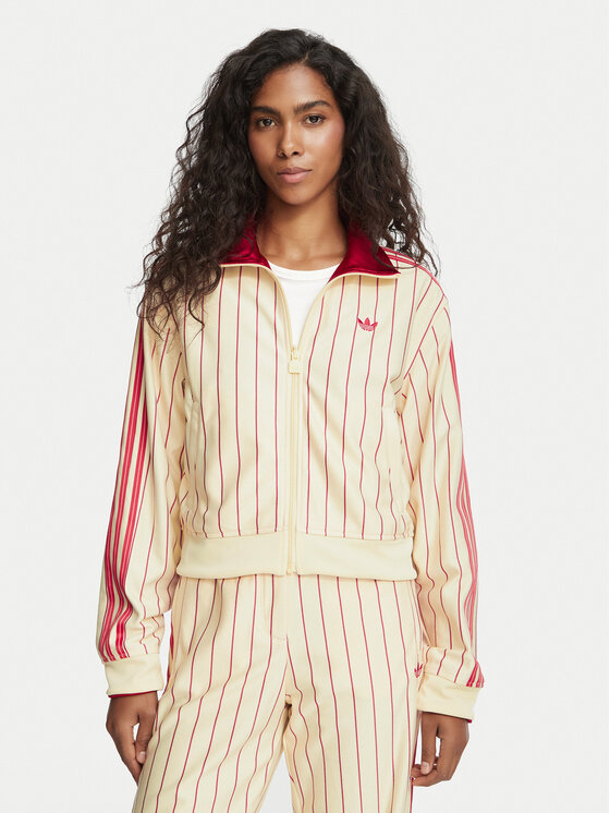 adidas Bluza Reversible Firebird Track Top KT1850 Beżowy Regular Fit