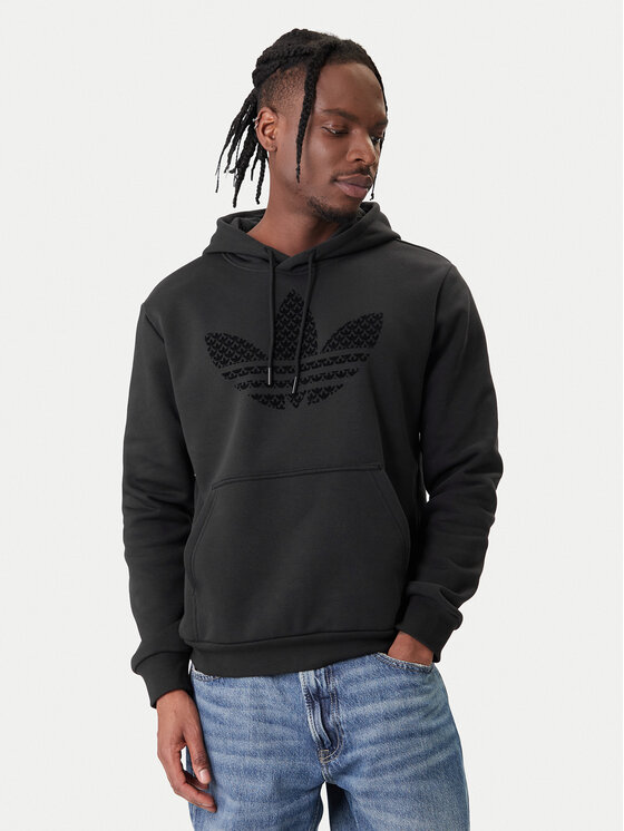 adidas Bluza Monogram Infill KD1358 Czarny Regular Fit