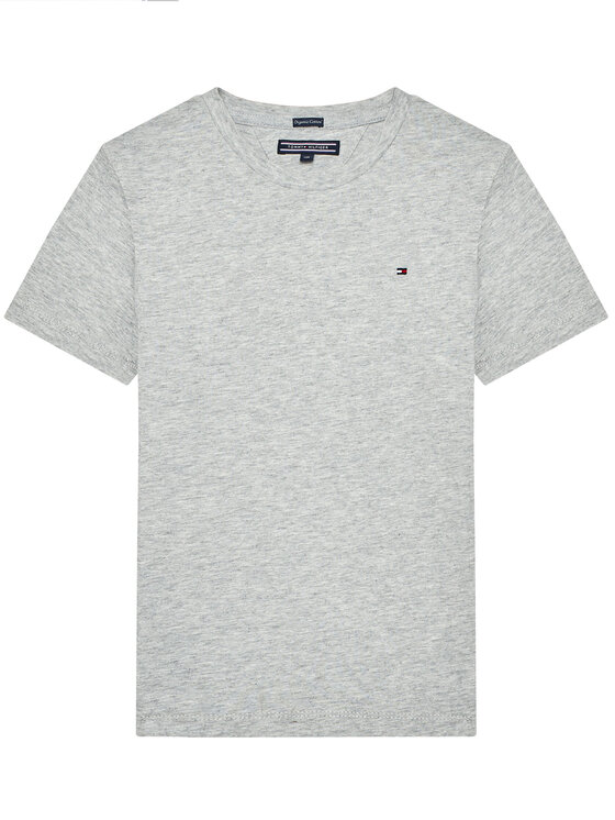 Tommy Hilfiger T-Shirt KB0KB04140 S Szary Regular Fit