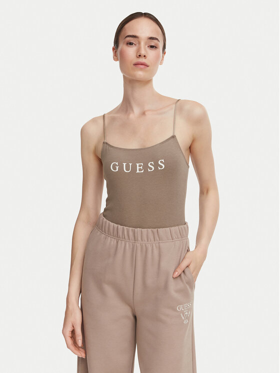 Guess Body O5RM11 KBBU1 Brązowy Regular Fit