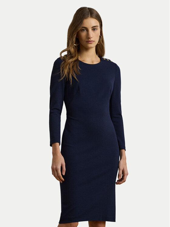 LAUREN RALPH LAUREN Sukienka codzienna 200973403001 Granatowy Regular Fit