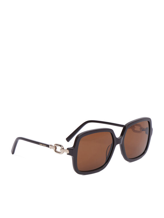 Nine West Okulary przeciwsłoneczne CEO-NW6658S Brązowy ciemny