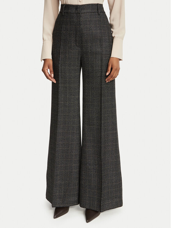 Weekend Max Mara Spodnie materiałowe Pacca 2625136062 Szary Regular Fit