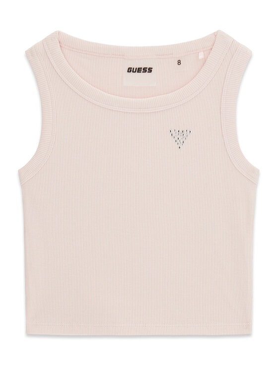 Guess Top J6GI36 K8RT2 Różowy jasny Slim Fit