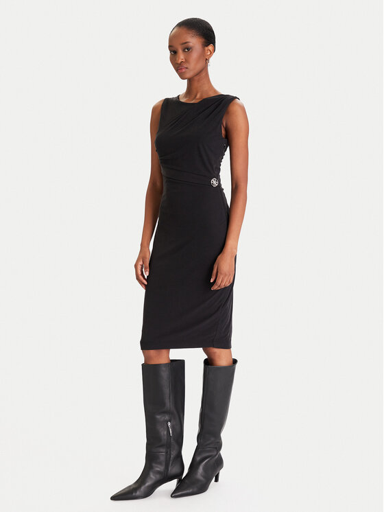Guess Sukienka codzienna W5YK27 KAQL2 Czarny Regular Fit