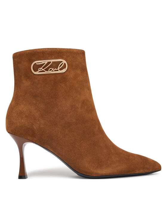 KARL LAGERFELD Botki Sienna KL32747 Brązowy