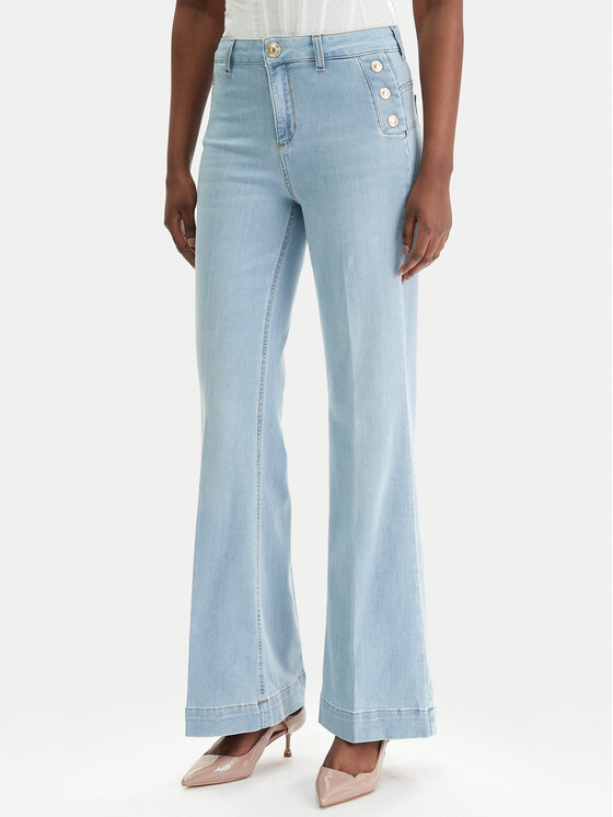 Liu Jo Jeansy UA6162 D0275 Niebieski Flare Fit
