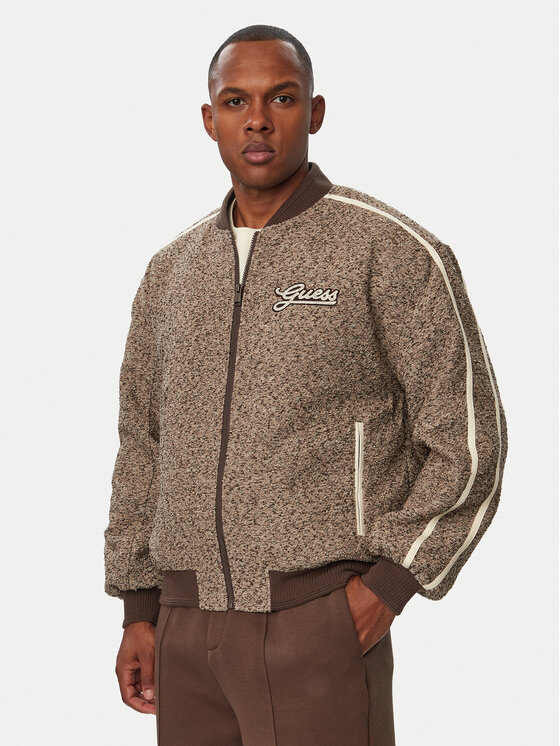 Guess Kurtka bomber Z6BL01 W4746 Brązowy Regular Fit